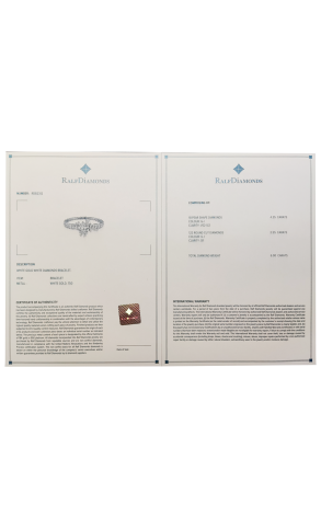 Браслет RalfDiamonds Round & Pear Diamond 6.90 ct Flowers RDB (37485) №2