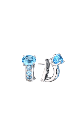 Серьги H.Stern Orion Aquamarine & Diamond & White Gold (41034)