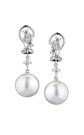 Серьги Mikimoto Classic Collection Akoya 11.5 mm Pearl (36525)