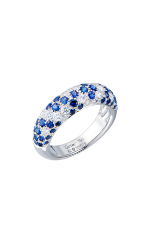 Кольцо Cartier Mimi Star White Gold Diamond & Sapphire (42270)