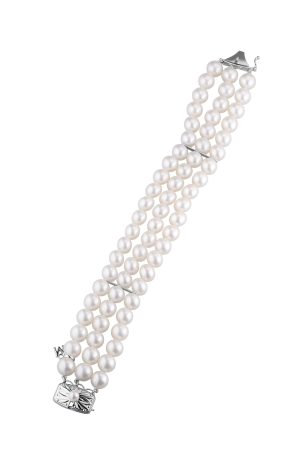 Браслет Mikimoto Classic Akoya 3 Row Bracelet (36023) №2