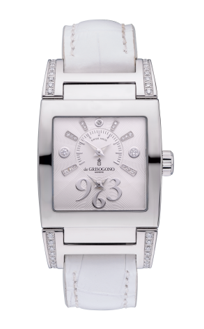 Часы De grisogono Instrumentino Steel & Diamonds N04 (35744)