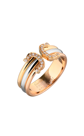 Кольцо Cartier C De Tricolor Ring (SIZE 54) (37306)