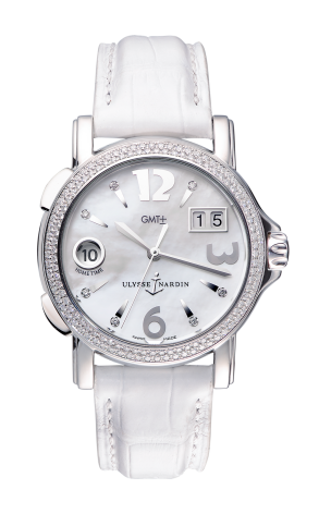 Часы Ulysse Nardin San Marco Lady GMT Diamond MOP Dial 223-22 (36620)