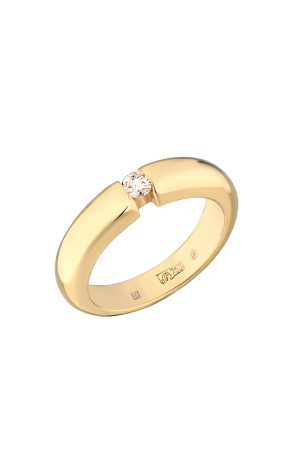 Кольцо  0.11 ct G/VS2 & Yellow Gold (38744)
