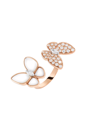 Кольцо Van Cleef & Arpels Two Butterfly Between the Finger Ring VCARO7AL00 (40749)