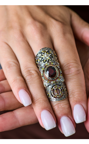 Кольцо  в стиле Loree Rodkin BANDAGE RING (41001) №3