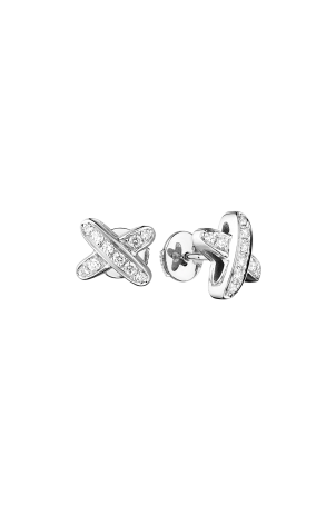 Пусеты Chaumet JEUX DE LIENS White Gold & Diamonds (41212)