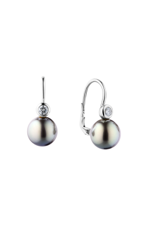 Серьги Mikimoto Black South Sea Cultured Pearl Earrings (36031)
