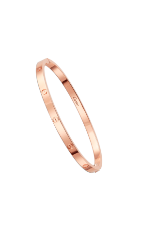 Браслет Cartier Love Small Model Rose Gold (SIZE 17) CRB6047317 (43612)