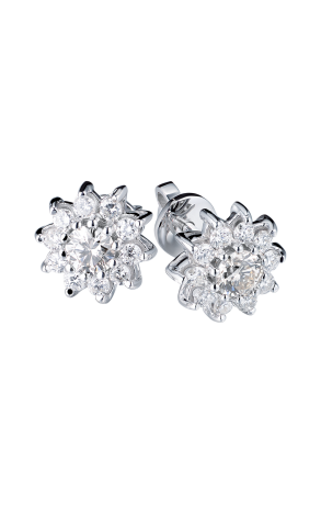 Пусеты RalfDiamonds 1,32 ct G/VS2 White Gold Diamonds (36798)