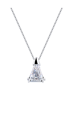 Подвеска  0,90 ct D/VS1 Shield Natural Diamond (37383)