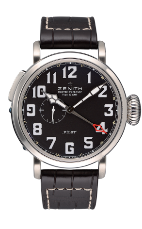 Часы Zenith Elite Pilot Montre d'Aeronef Type 20 GMT 03.2430.693/21.C723 (36541)