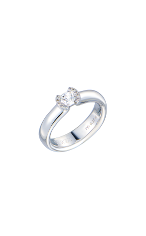 Кольцо  0,35 ct E/VS2 Round Cut Diamond & White Gold (42132)