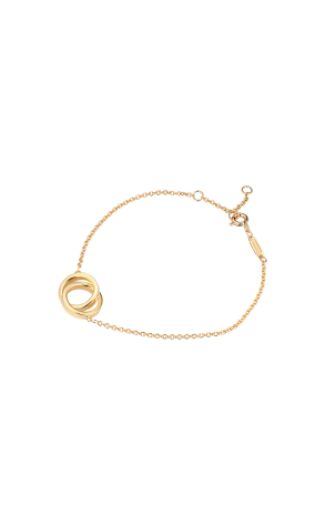 Браслет Tiffany & Co Tiffany 1837® Interlocking Circles Chain Bracelet Yellow Gold 60149773 (40273)