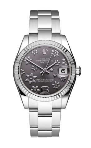 Часы Rolex Datejust 31 mm Grey Flower Dial 178274 (37211)
