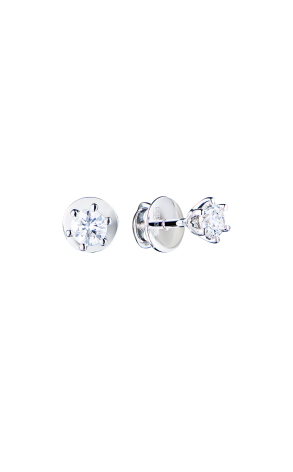 Пусеты MIUZ Diamonds 0,35 ct H/I2 - 0,35 ct H/I2 Round Cut Diamonds (41641)