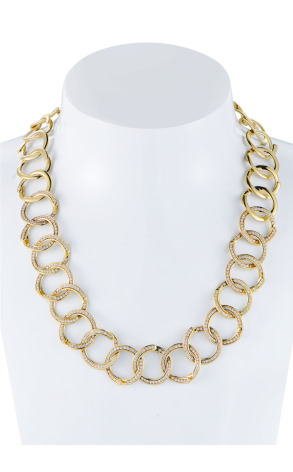 Колье H.Stern Vintage Yellow Gold & Diamonds Necklace (42271)