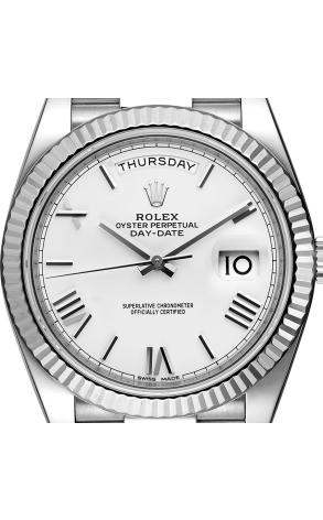 Часы Rolex Day-Date 40 White Roman Dial 228239 (17049) №2