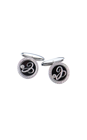 Запонки Chopard Happy Diamonds Onyx 757039-1002 (41543)