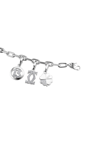 Браслет Cartier Nine - Charms White Gold Bracelet (36170) №3