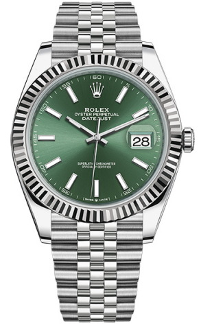 Часы Rolex Datejust 41 mm Oyster steel and white gold 126334-0028 (37086)