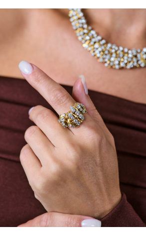 Комплект Gilbert Albert Piece Unique Set in Yellow Gold with Diamonds (40902) №8