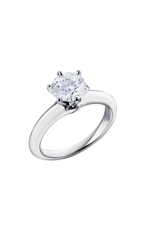 Кольцо Tiffany & Co Round Brilliant 1,12 ct F/VVS2 Platinum (40576)