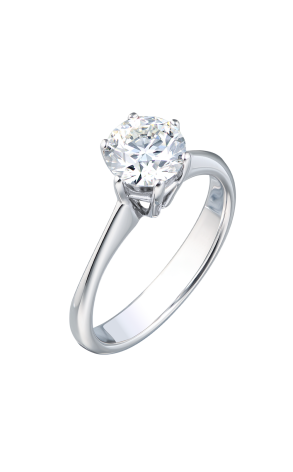 Кольцо  1.00 ct I/SI1 Round Cut Diamond (37691)