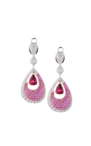 Серьги RalfDiamonds Tourmaline & Sapphire & Diamonds White Gold RDE (37455)