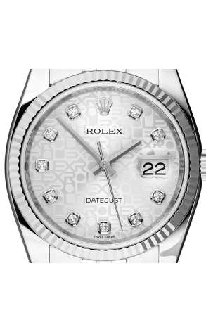 Часы Rolex Datejust 36mm Steel and White Gold 116234 (36832) №2