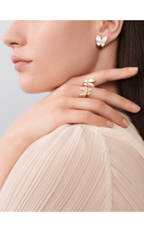 Кольцо Van Cleef & Arpels Two Butterfly Between the Finger Ring VCARO7AL00 (40749) №3