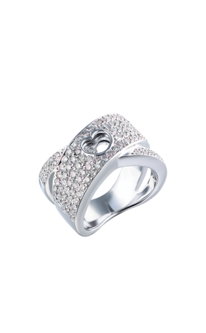 Кольцо  в стиле Chopard Happy Diamonds (37635)