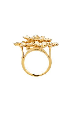 Кольцо Van Cleef & Arpels Frivole 8 Flowers Yellow Gold & Diamonds (SIZE 53) VCARB67700 (42282) №2