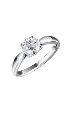 Кольцо Tiffany & Co Round Brilliant 1.04 ct H/VVS2 Platinum (36300)