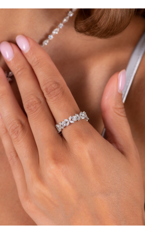 Кольцо Tiffany & Co Victoria Alternating Ring (33482) №2