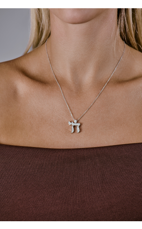 Подвеска  Diamond Chai Hebrew Pendant (40824) №2