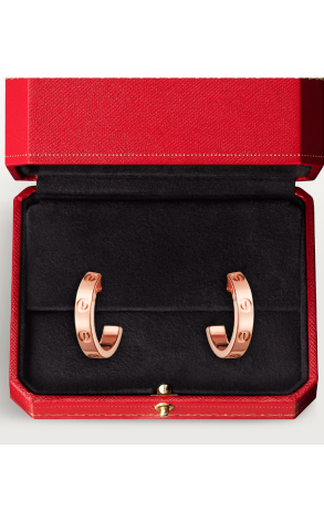 Серьги Cartier Love Rose Gold B8029000 (37231) №2