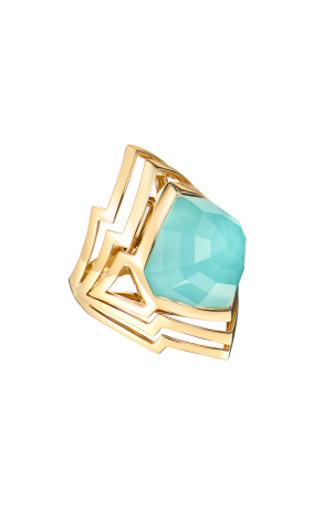 Кольцо Stephen Webster Lady Stardust Yellow Gold & Blue Quartz (43142) №3