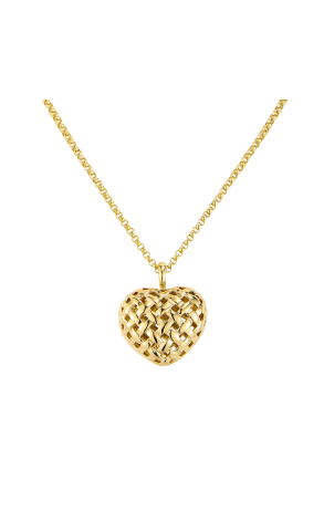 Подвеска Tiffany & Co Vintage Vannerie Basket Weave Heart (42268)