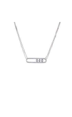 Подвеска Messika Move Classic Pavé necklace Large Model 03994-WG (43809)