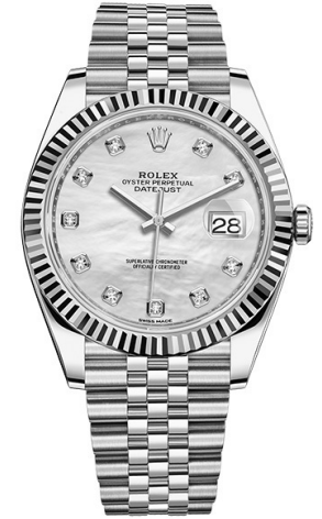 Часы Rolex Datejust 41mm Steel and White Gold 126334 (37158)