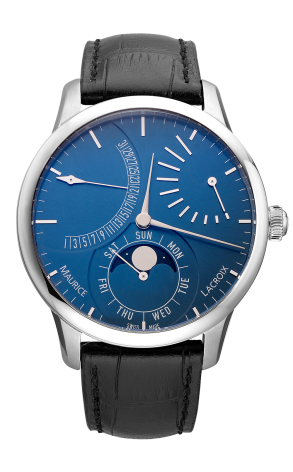 Часы Maurice Lacroix Masterpiece Phases de Lune Retrograde MP6528-SS001-430 (36572)