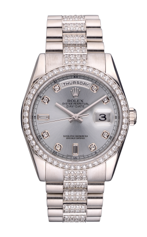 Часы Rolex Day-Date President 36mm Platinum Diamond 118346 (35887)
