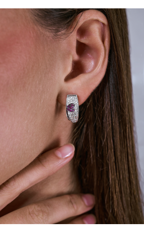 Серьги RalfDiamonds Sapphire & Diamonds Hearts RDE (37953) №3