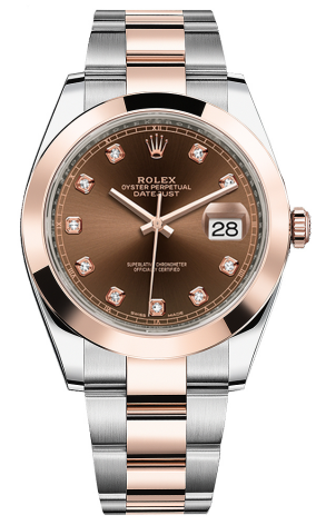 Часы Rolex Datejust 41mm Steel and Everose Gold 126301 (37056)