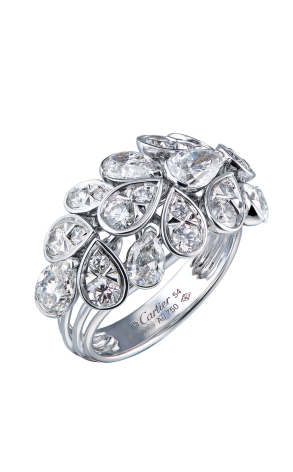 Кольцо Cartier Pluie de White Gold N4753054 (37501)