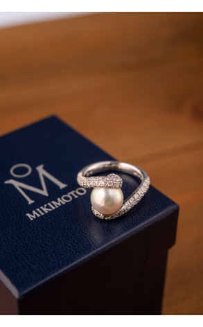 Кольцо Mikimoto Desmos White Gold Diamonds Ring PRE 482 NDW (29509) №3