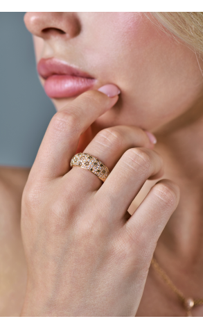 Кольцо Leo Pizzo Rose Gold & 1.24 ct Diamonds 23873DQ (40530) №2