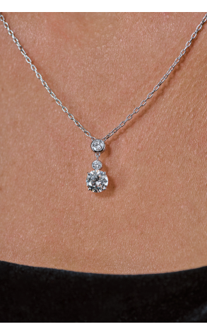 Подвеска  2.15 ct White Gold & Round Diamonds (39330) №3